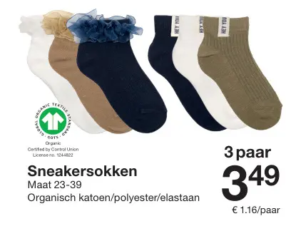 Promotie: Sneakersokken