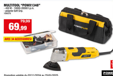 Offre: MULTITOOL "POWX1348"