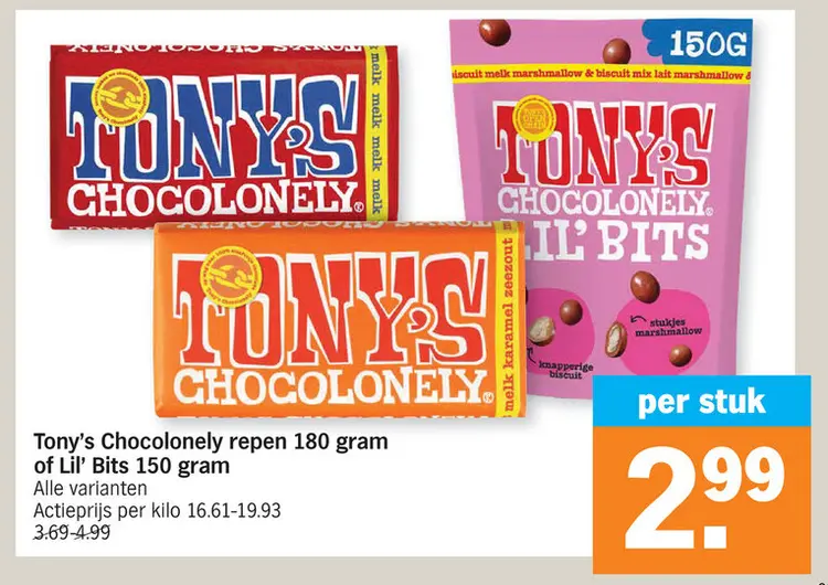 Promotie: Tony's Chocolonely repen of Lil' Bits