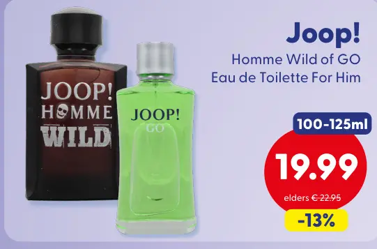 Aanbieding: Joop! Homme Wild of GO Eau de Toilette For Hi