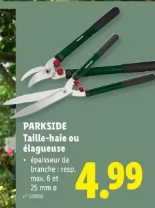 Offre: Taille-haie ou élagueuse