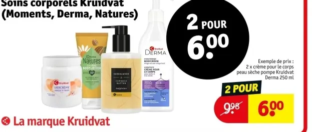 Offre: Soins corporels Kruidvat