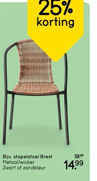 Aanbieding: stapelstoel Brest