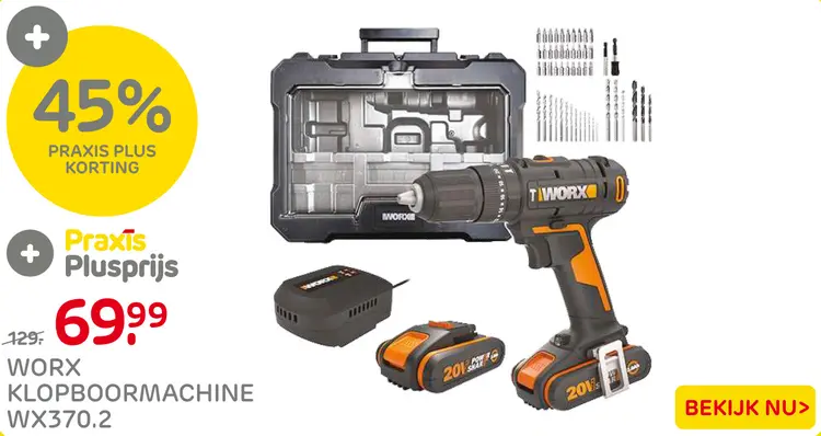 Aanbieding: Klopboormachine WX370.2
