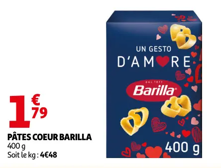 Offre: Pâtes coeur