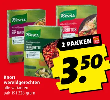 Aanbieding: Knorr wereldgerechten