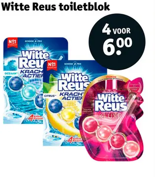 Aanbieding: Witte Reus toiletblok