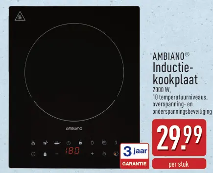 Promotie: Inductiekookplaat
