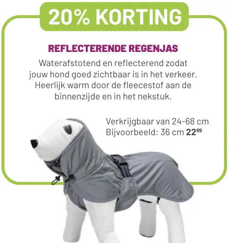 Aanbieding: Reflecterende regenjas