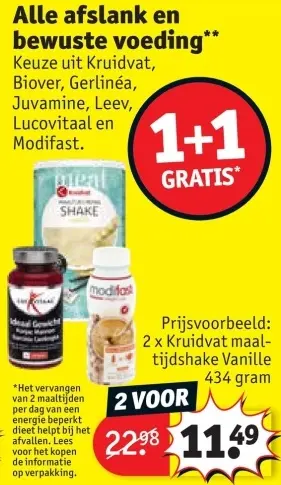 Promotie: Alle afslank en bewuste voeding
