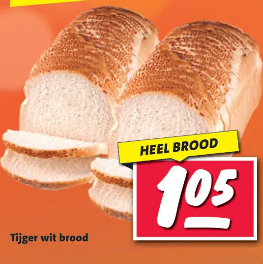 Aanbieding: Tijger wit brood
