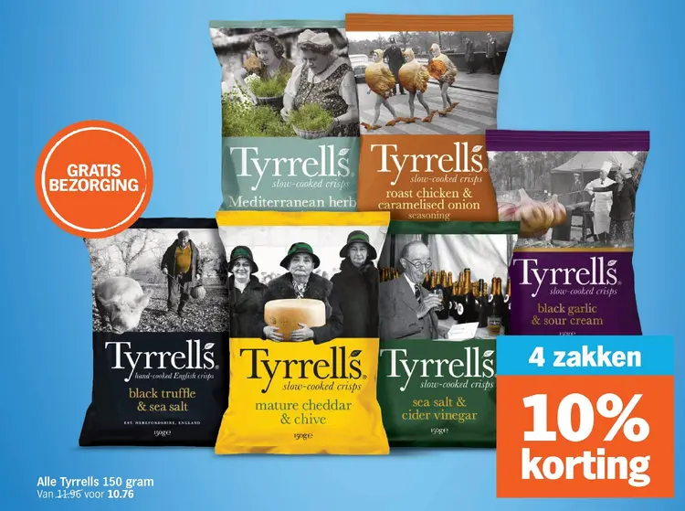 Aanbieding: Tyrrells crisps