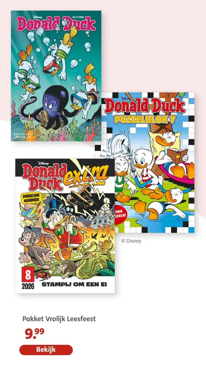 Aanbieding: Donald Duck Pakket Vrolijk Leesfeest