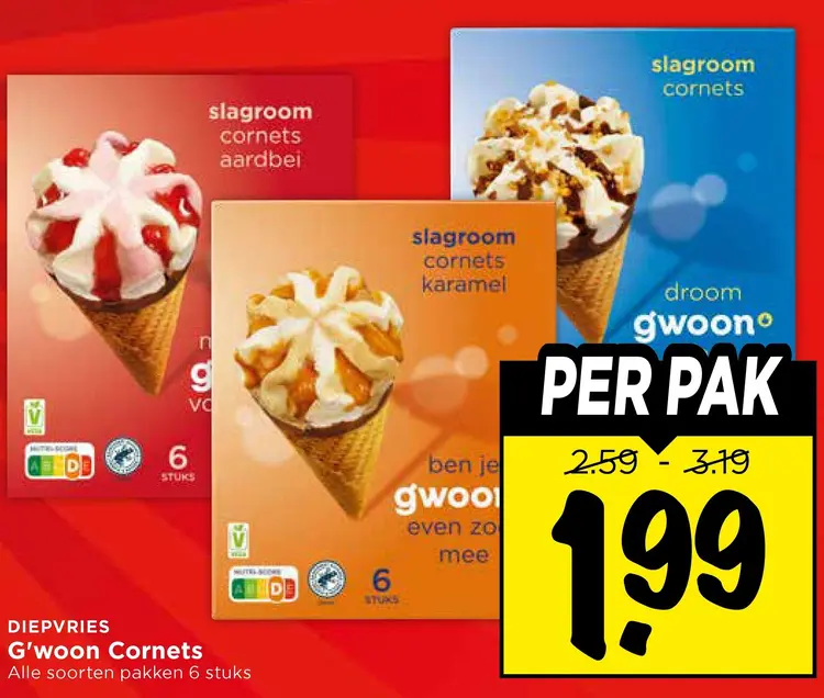Aanbieding: Cornets