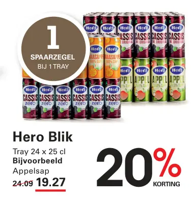 Aanbieding: Hero Blik