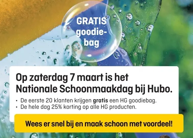Aanbieding: Nationale Schoonmaakdag
