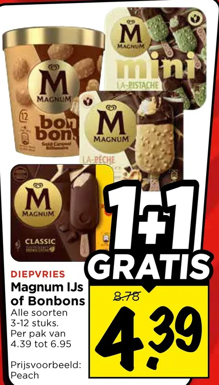 Aanbieding: Magnum IJs of Bonbons