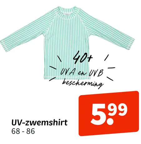 Promotie: UV-zwemshirt