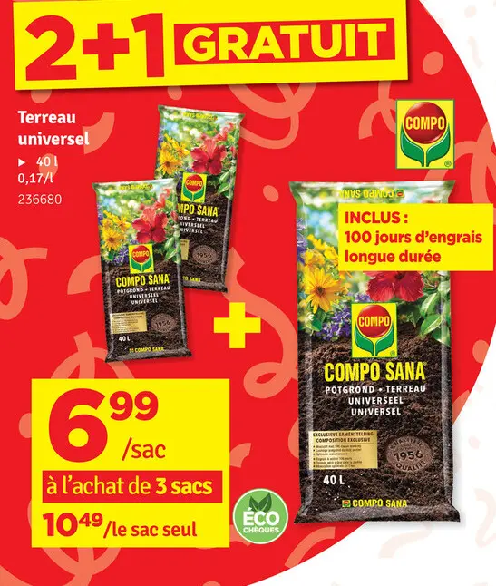 Offre: Terreau universel