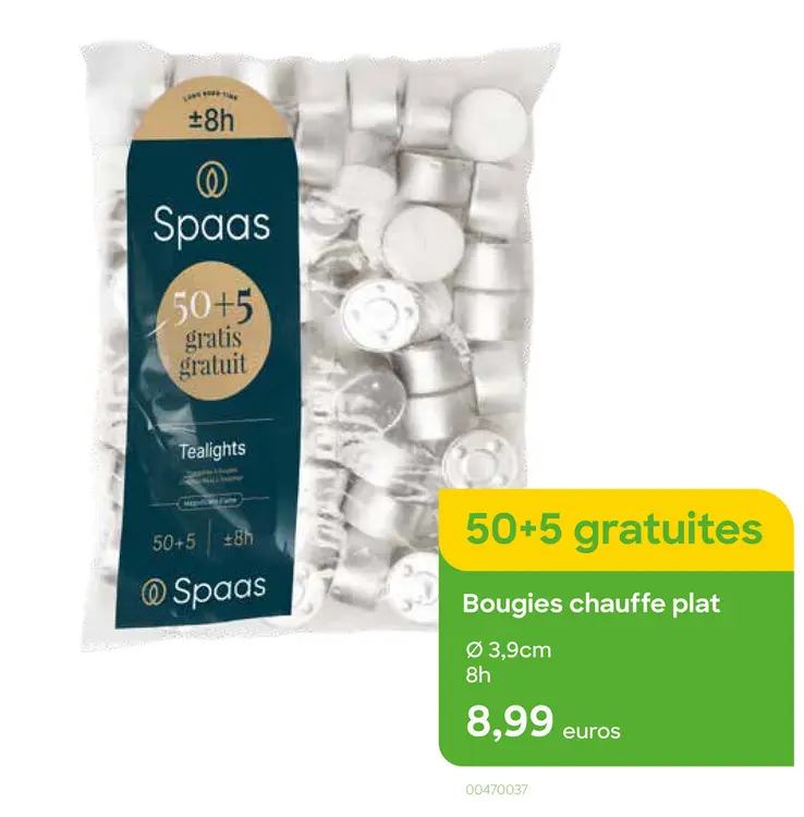 Offre: Bougies chauffe plat