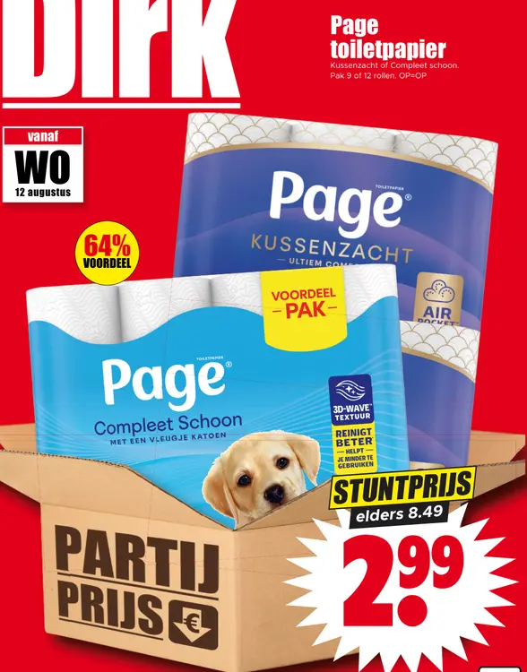 Aanbieding: toiletpapier