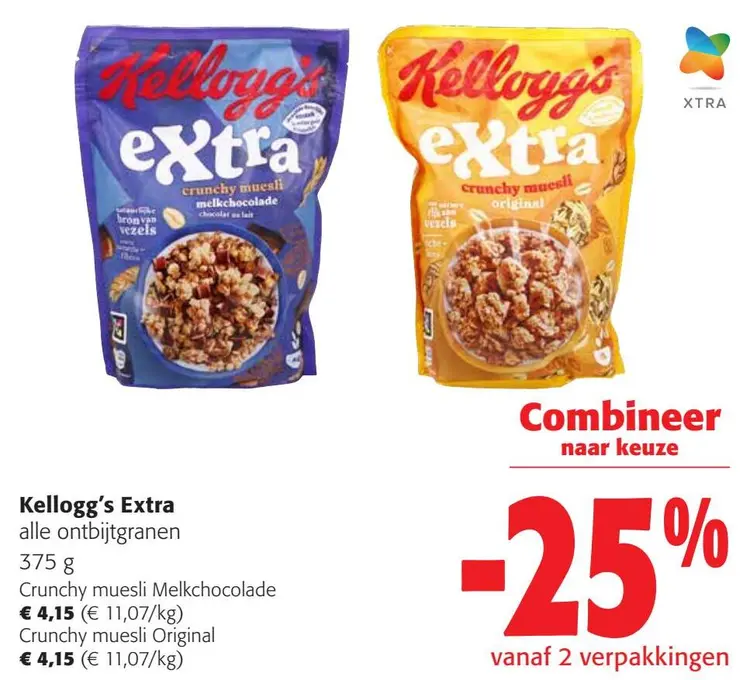 Aanbieding: Kellogg's Extra alle ontbijtgranen