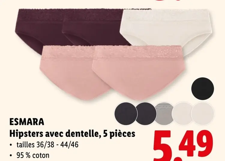 Offre: Hipsters avec dentelle