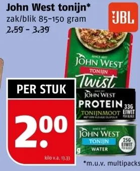 Aanbieding: John West tonijn