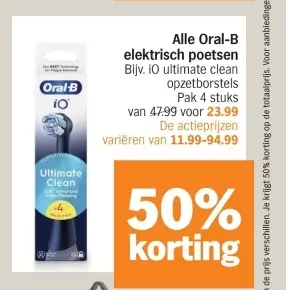 Aanbieding: Oral-B elektrisch poetsen