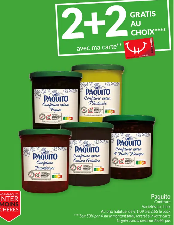 Offre: Paquito Confiture