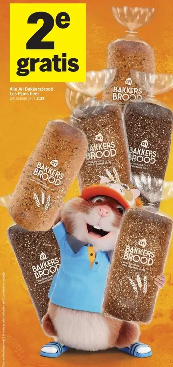 Aanbieding: Bakkersbrood Les Pains heel