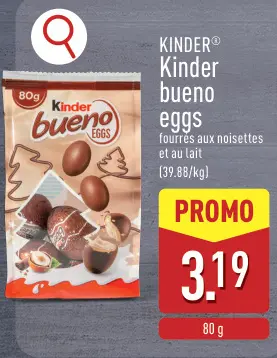 Offre: Kinder bueno eggs