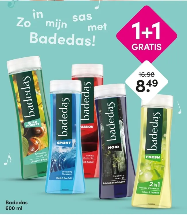 Aanbieding: Badedas Shower Gel