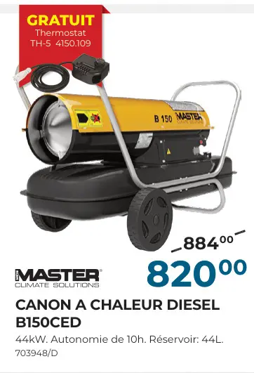Offre: Canon a chaleur diesel b150ced