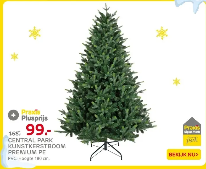 Aanbieding: Kunstkerstboom premium pe