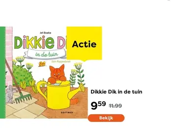 Aanbieding: Dikkie Dik in de tuin