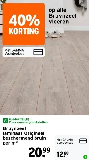 Aanbieding: Alle Bruynzeel vloeren