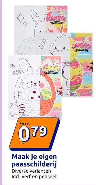 Aanbieding: Maak je eigen paasschilderij