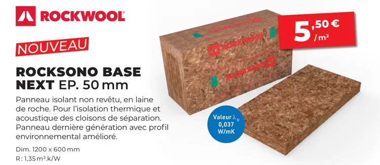 Offre: ROCKSONO BASE NEXT EP. 50 mm