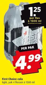 Aanbieding: First Choice cola light