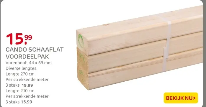 Aanbieding: Cando schaaflat voordeelpak