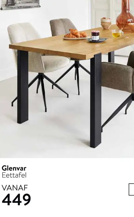 Aanbieding: Glenvar Eettafel