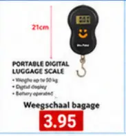 Promotie: Weegschaal bagage