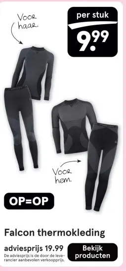 Aanbieding: Falcon thermokleding