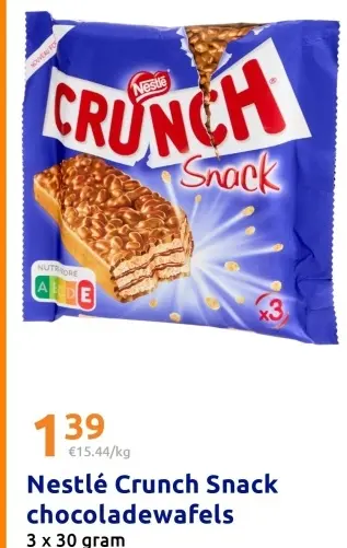 Promotie: Crunch Snack chocoladewafels