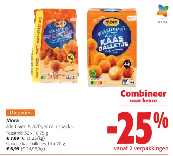 Promotie: Mora alle Oven & Airfryer minisnacks