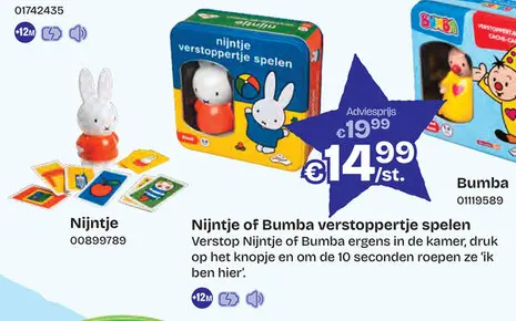 Aanbieding: Nijntje verstoppertje spelen