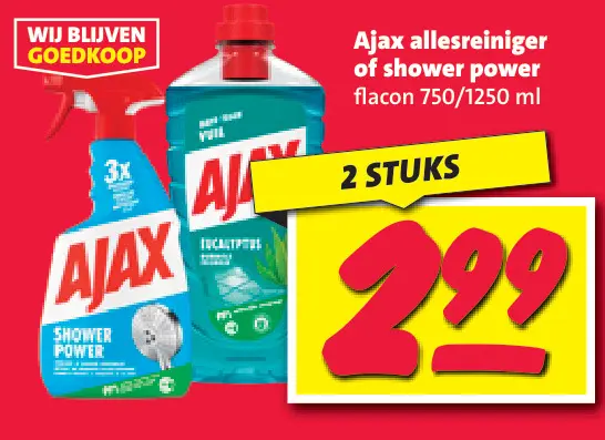 Aanbieding: allesreiniger of shower power