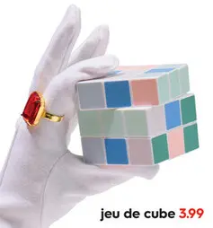 Offre: jeu de cube