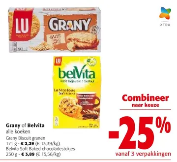 Aanbieding: Grany of Belvita alle koeken